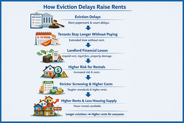 How Evictions Delays Raise Rents in Colorado